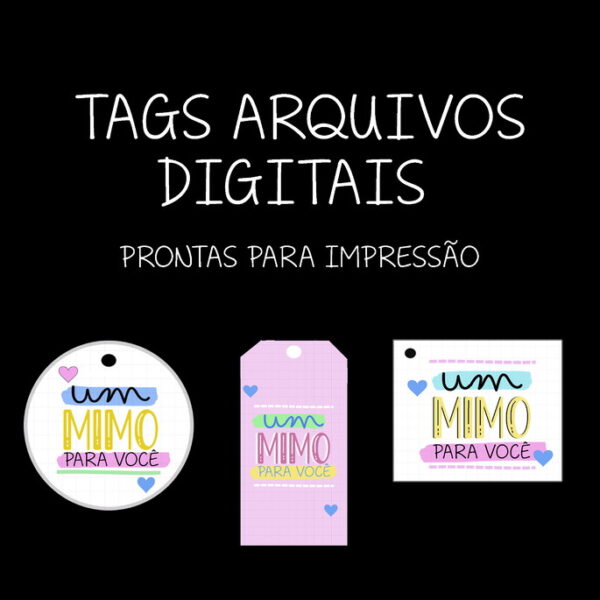 Arquivo Digital | Tag / etiqueta para Mimos