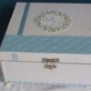 Caixa convite para padrinhos de casamento MDF | Azul - Image 2
