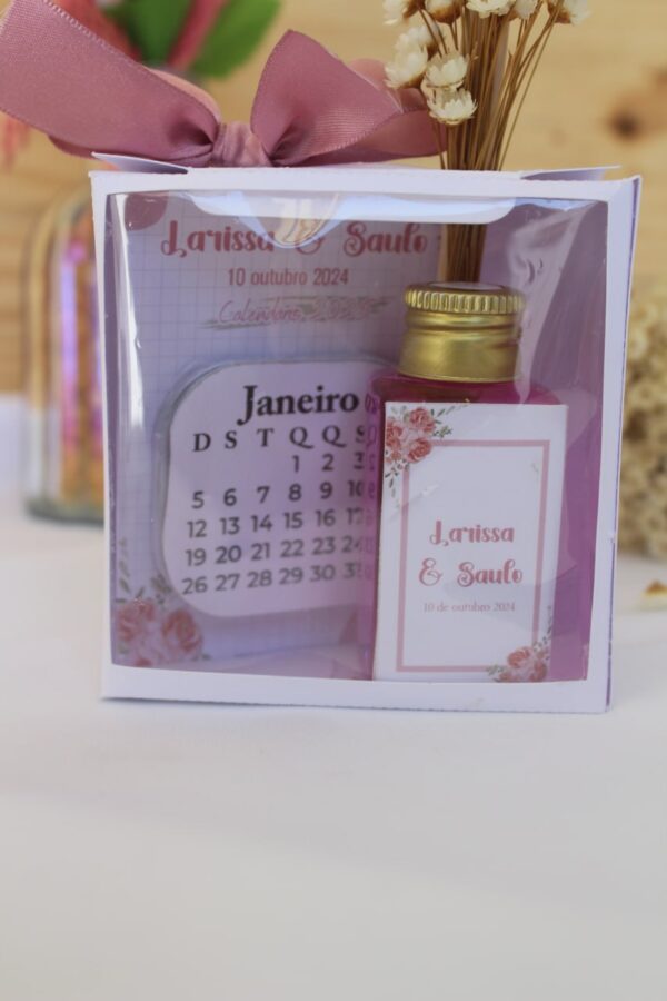 Mini Kit de Aconchego: Vela Aromática e Calendario- Casamento - Image 5