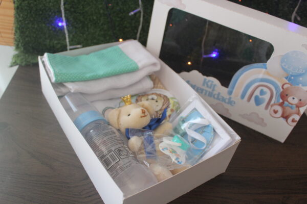 Kit Maternidade Personalizado Azul- Presente Especial para Bebês