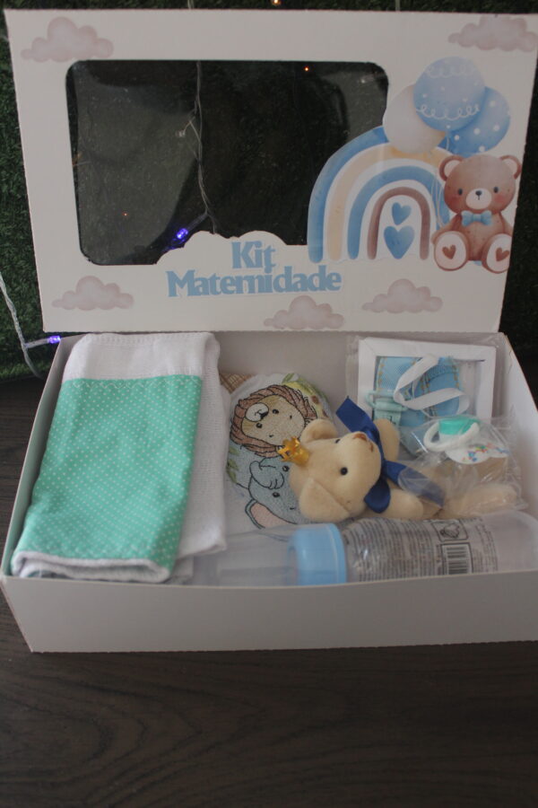 Kit Maternidade Personalizado Azul- Presente Especial para Bebês - Image 2