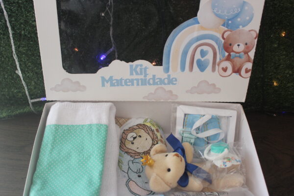 Kit Maternidade Personalizado Azul- Presente Especial para Bebês - Image 3