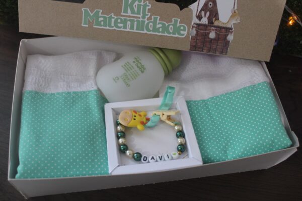 Kit Maternidade Personalizado verde- Presente Especial para Bebês - Image 7