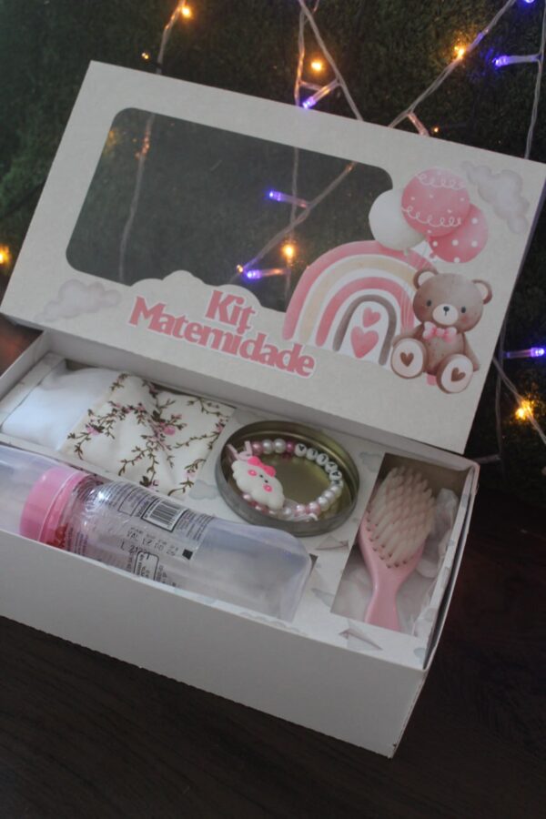 Kit Maternidade Personalizado rosa- Presente Especial para Bebês - Image 3