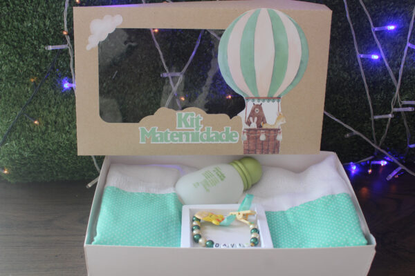 Kit Maternidade Personalizado verde- Presente Especial para Bebês - Image 3