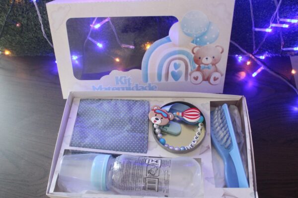 Kit Maternidade Personalizado azul- Presente Especial para Bebês - Image 5