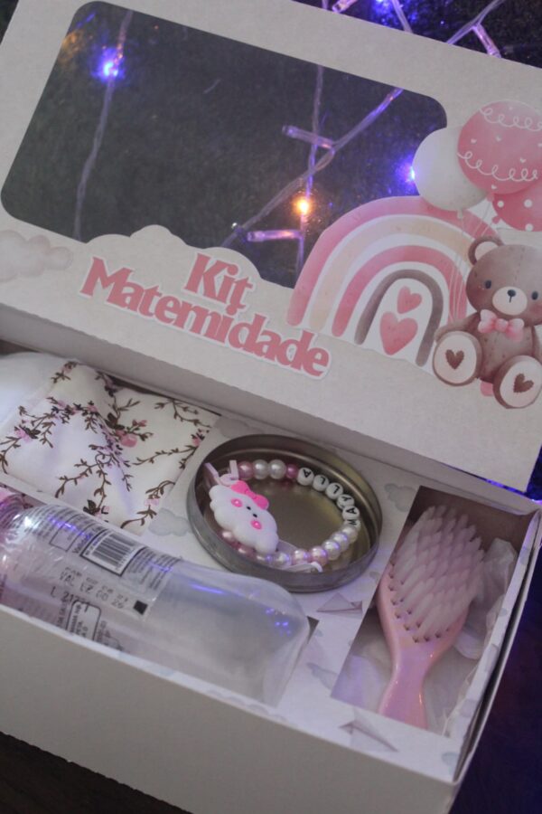 Kit Maternidade Personalizado rosa- Presente Especial para Bebês - Image 6