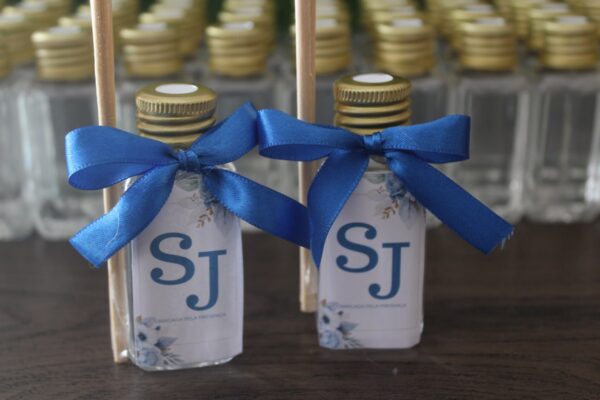 Aromatizante Difusor Lembrancinhas Tema Inicial casamento | Cor azul - Image 3