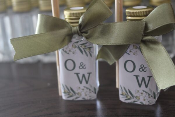 Aromatizante Difusor Lembrancinhas Tema Inicial casamento | Verde Oliva - Image 3