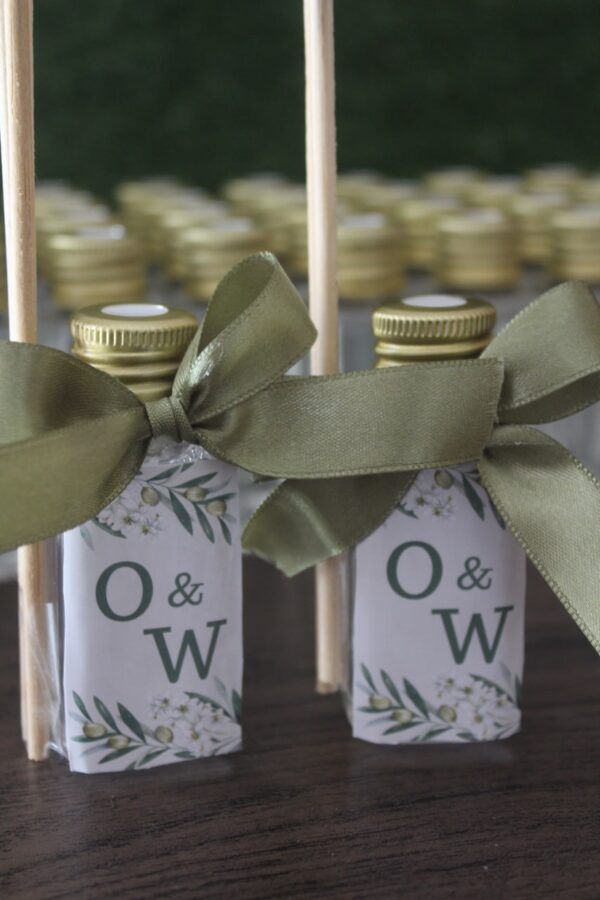 Aromatizante Difusor Lembrancinhas Tema Inicial casamento | Verde Oliva - Image 2