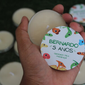 Vela aromática Aconchego Dinossauro