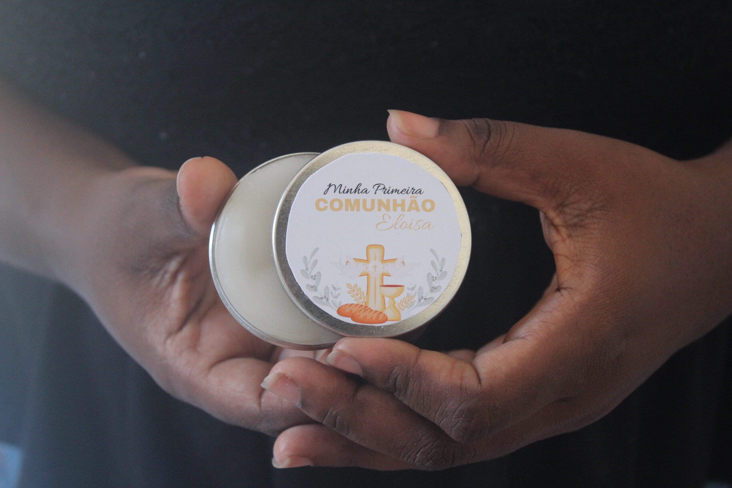 Vela aromática Aconchego Primeira Comunhão